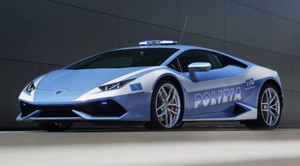 Italian police's Lamborghini Huracan