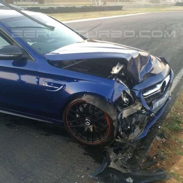 Mercedes-AMG C63 S crashed in South Africa
