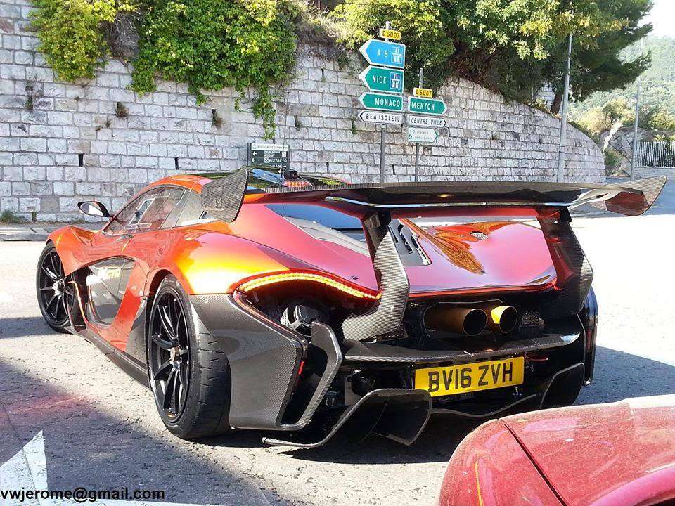 First road legal McLaren P1 GTR spotted in Monaco-1