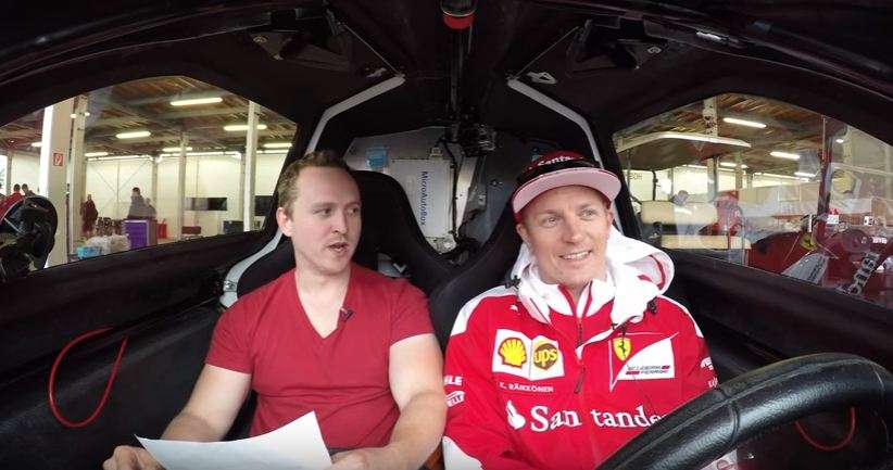 Car Throttle grills Kimi Raikkonen