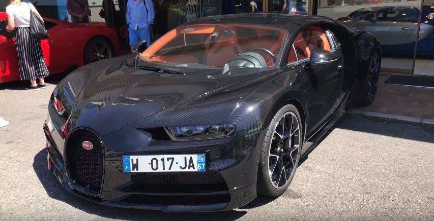 Bugatti chiron carbon fiber