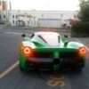 Jay Kay's green Ferrari LaFerrari