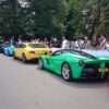 Supercars lined-up at Goodwood Festival of Speed