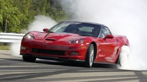Chevrolet Corvette ZR1 burnout