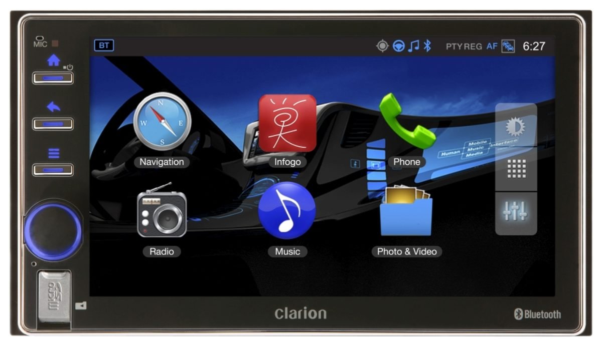 clarion music system