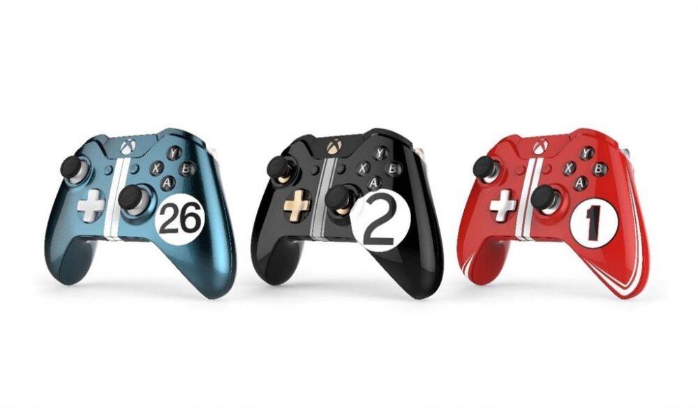 Cool Forza XBox Controllers in Ford's Le Mans Race Livery - The ...
