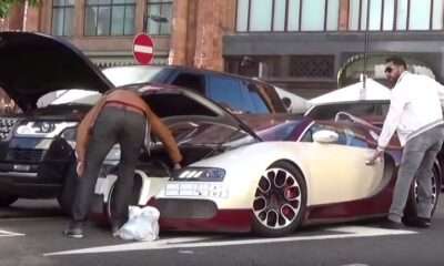 Bugatti Veyron breaks down in London