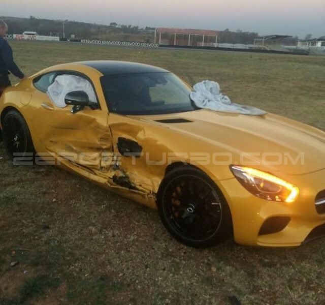 Amg Gt Crashes Into Crowd