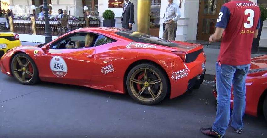 Ferrari crash caught of tape-1