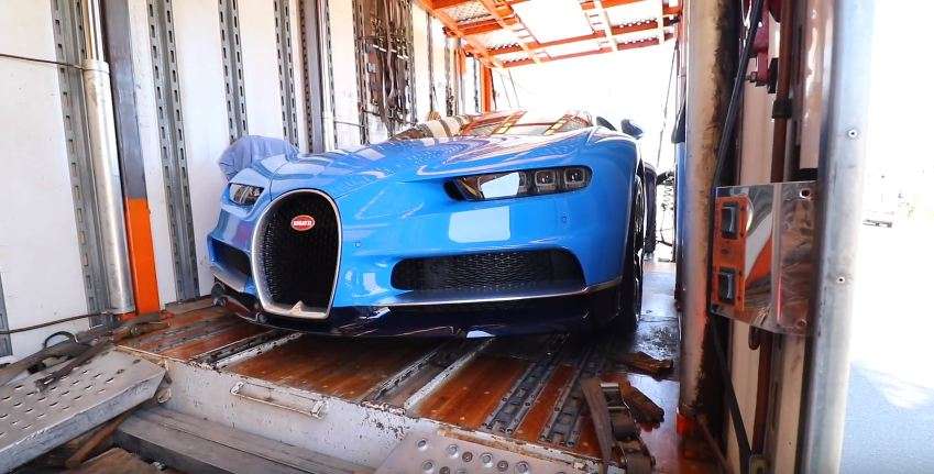 Bugatti Chiron arrives in San Diego
