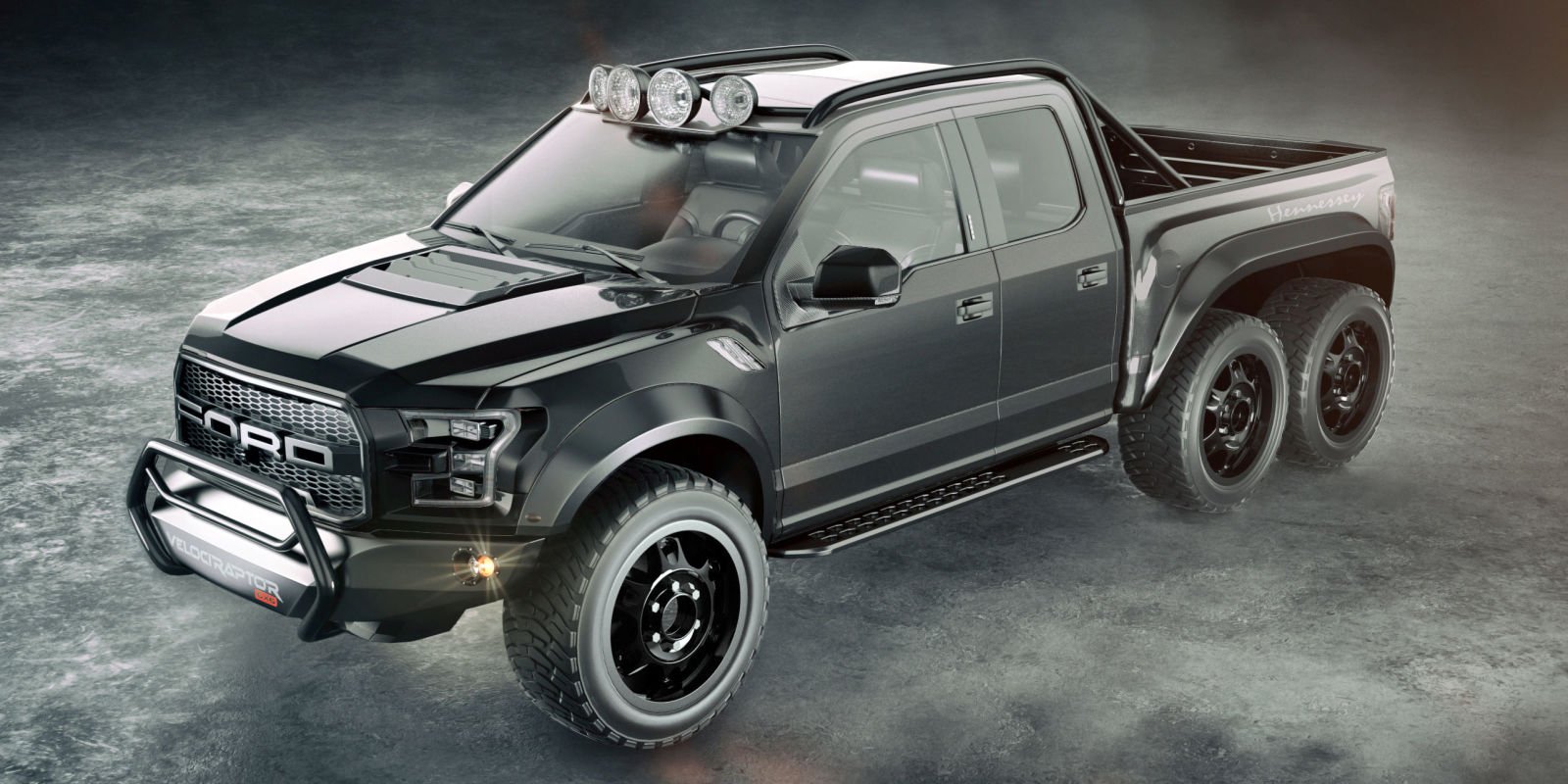 Hennessey Velociraptor 6x6 Is A G63 Amg 6x6 Rival From Texas