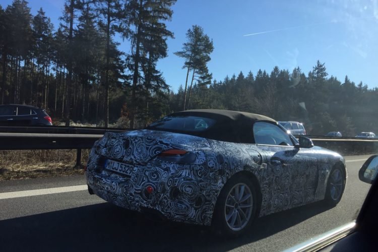 2018 BMW Z5 Prototype- Z4 Roadster spy shots-1