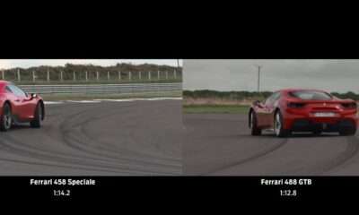 Ferrari 488 GTB is faster than 458 Speciale
