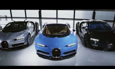 Bugatti Chiron customer cars leave factory