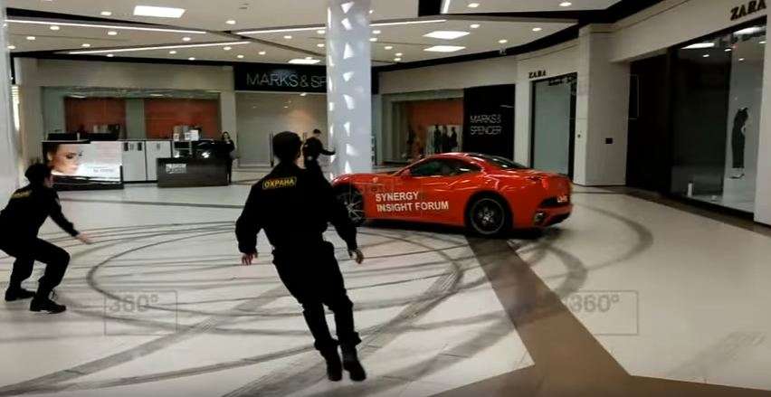Ex-Mayor Ferrari Moscow Shopping Mall-Drift