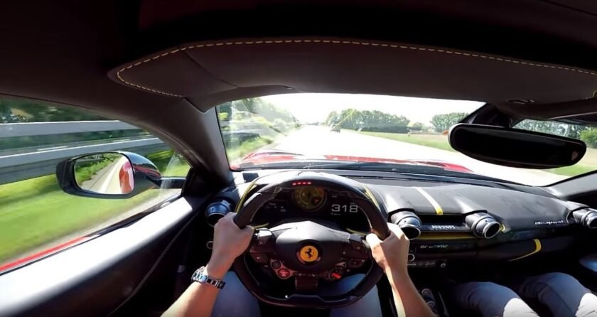Ferrari 812 Superfast-top-speed-autobahn