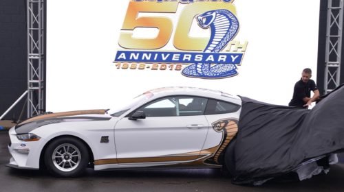 2018 SEMA Show: 50th Anniversary Ford Mustang Cobra Jet Burns Rubber