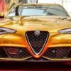 Gold Alfa Romeo Giulia Quadrifoglio-Mille Miglia-3