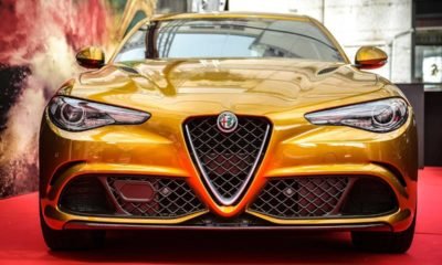 Gold Alfa Romeo Giulia Quadrifoglio-Mille Miglia-3