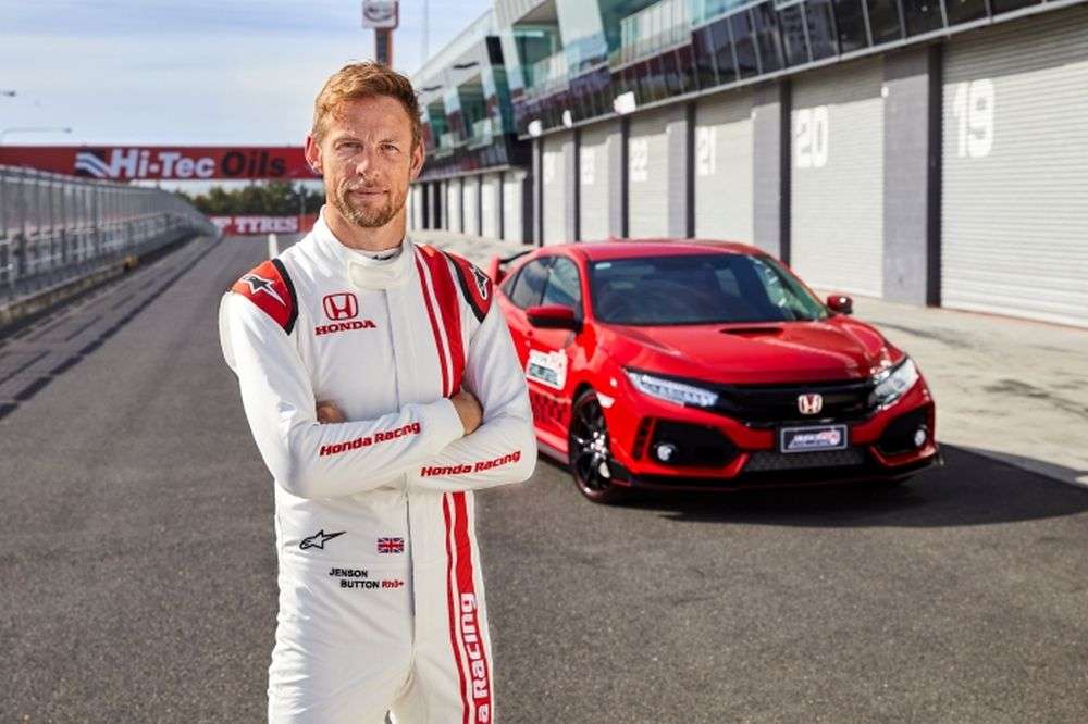 Jenson Button-Bathurst-Civic-TypeR-1
