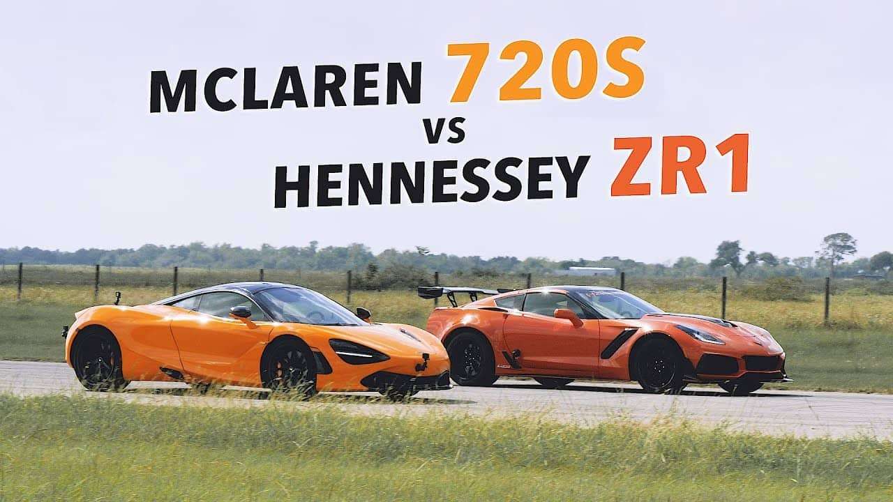Hennessey-Corvette ZR1-McLaren 720S