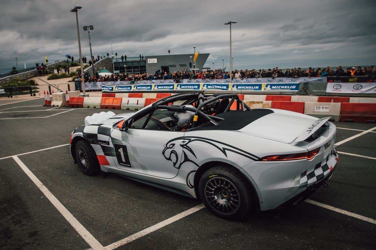 Convertible Rally Build Jaguar F-Type Convertible Rally Car makes its Last Public Appearance ...