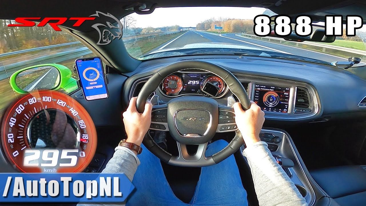 flod Gentagen Erasure 888 HP Dodge Challenger Hellcat XR Autobahn Top Speed Run - The Supercar  Blog