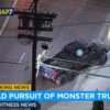 Hennessey VelociRaptor 6x6 police pursuit-LA