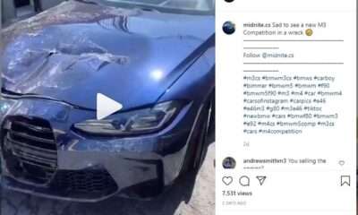 2021 BMW M3 Competition-crash