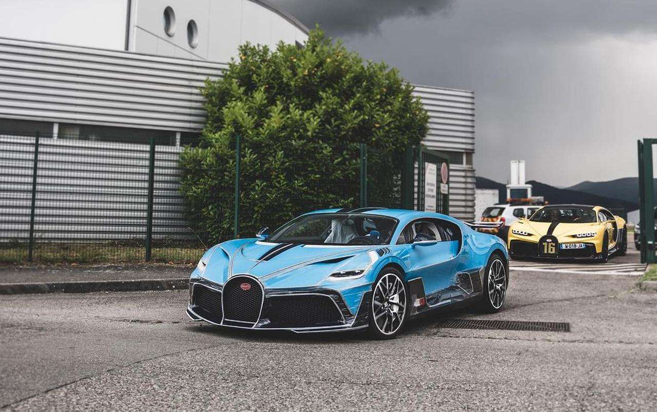 Matte Blue Bugatti Divo-last-car-built