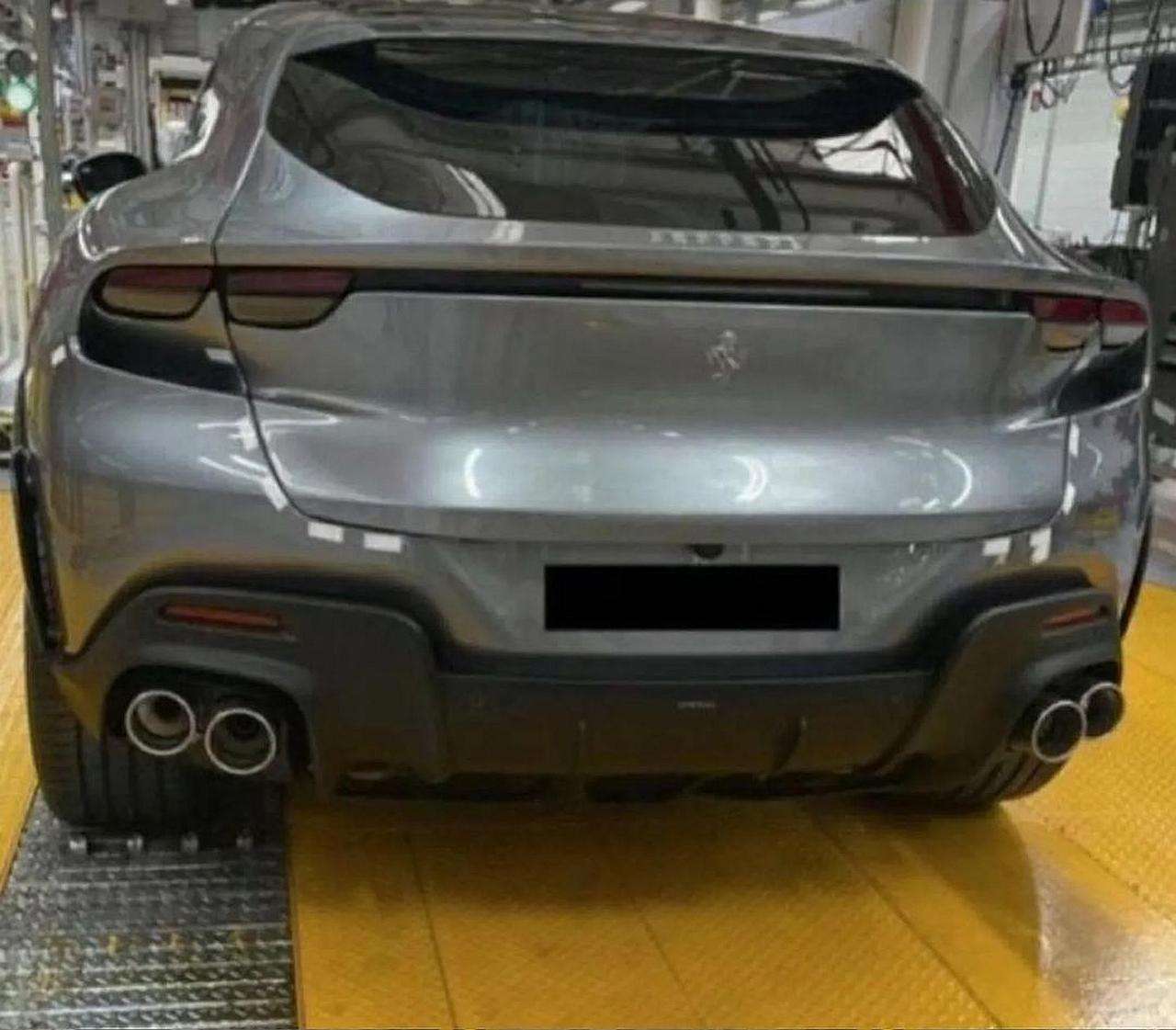 Ferrari Purosangue SUV-leaked-image-rear-1