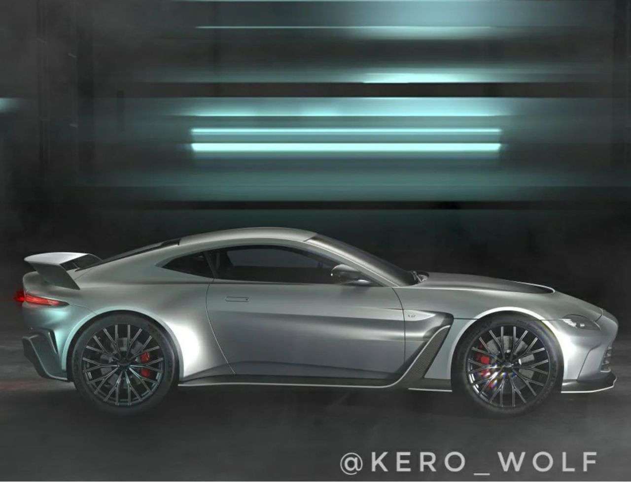 2023 Aston Martin V12 Vantage-leaked