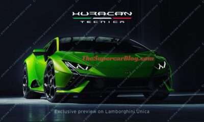 Lamborghini Huracan Tecnica-first leaked image-Unica app