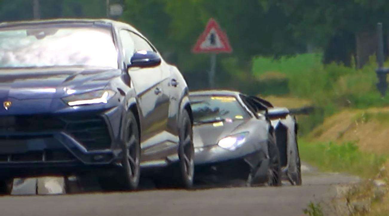 Lamborghini Aventador successor test mule-1