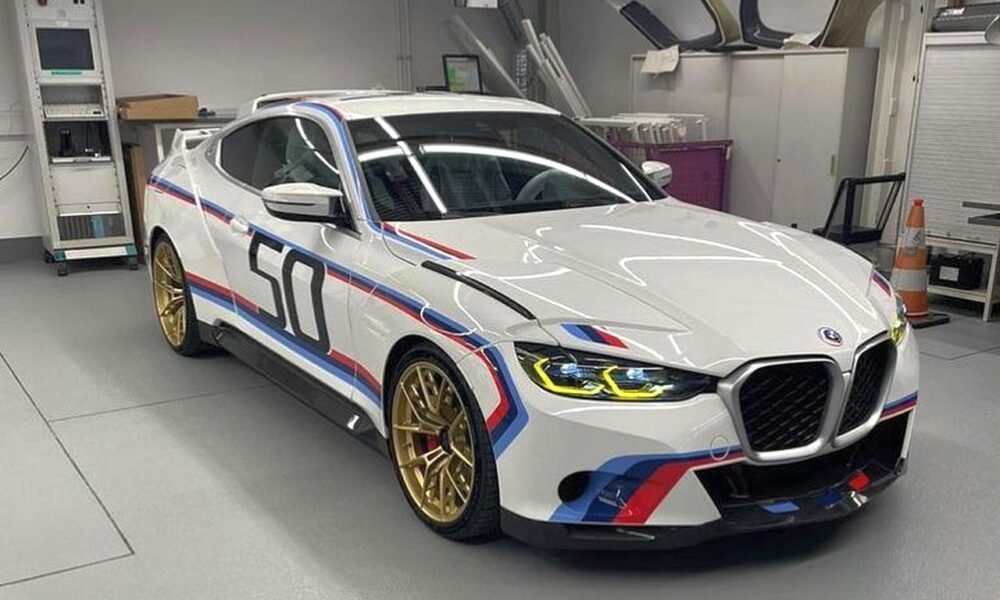 BMW 3.0 CSL Hommage delivered to a supercar collector's garage - The ...