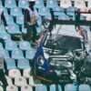 Porsche 911 GT3 Cup crash