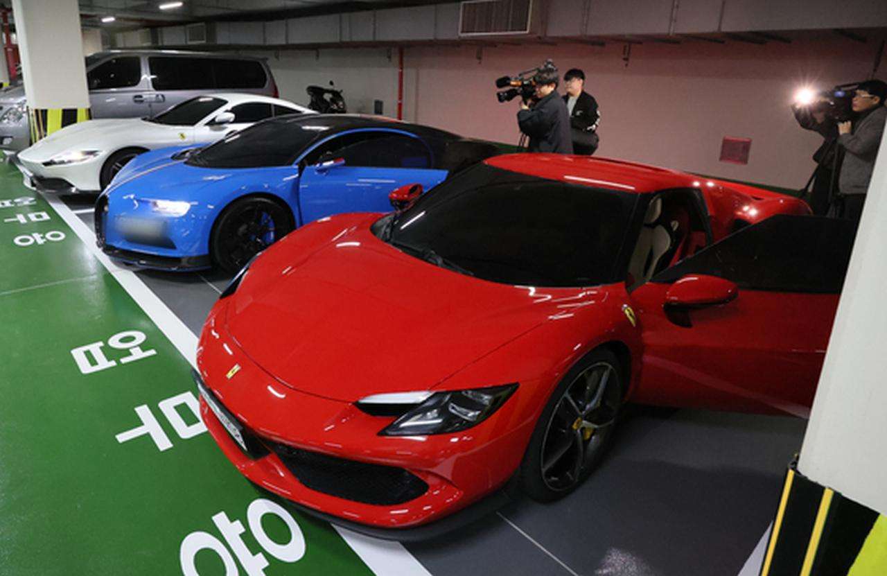 Bugatti Chiron seized South Korea