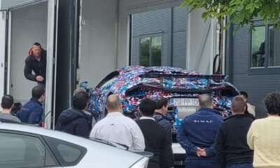 Bugatti Chiron successor pre-production test mule spy shots