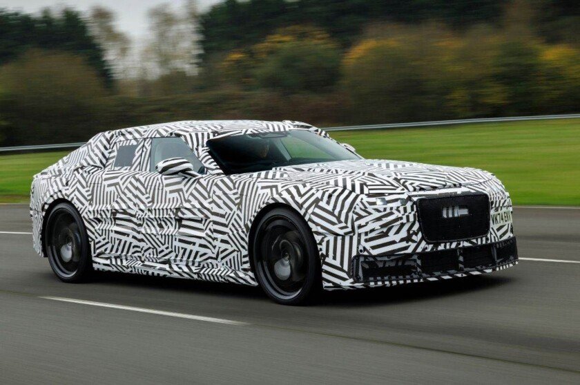 The secret Jaguar XJ EV prototype leaked for the first time! - The ...