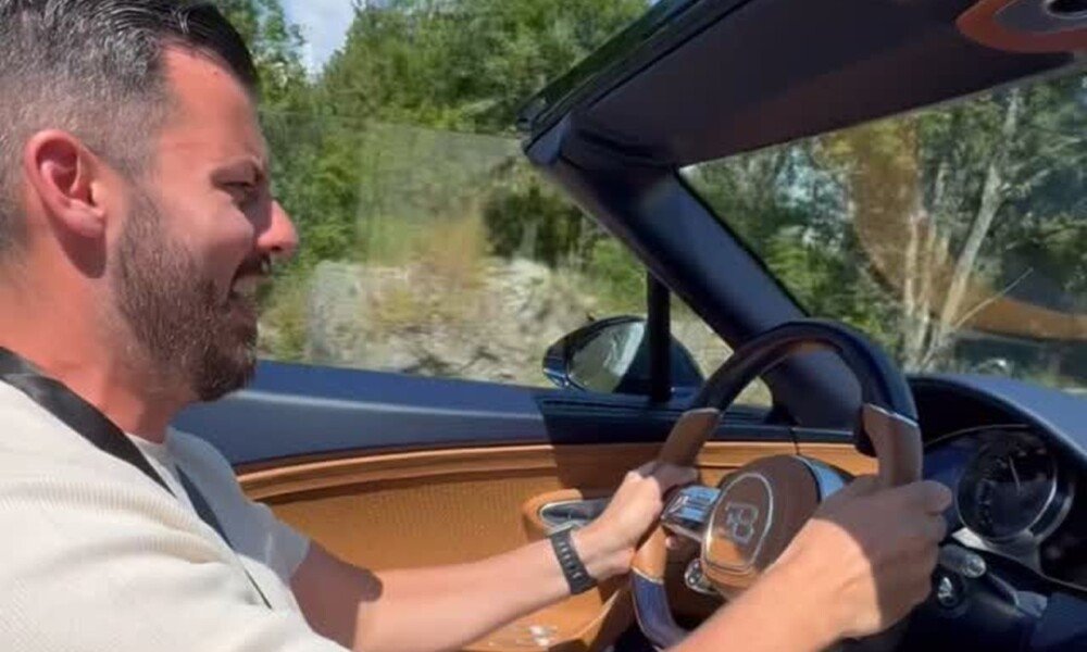 Bugatti CEO shows what it’s like to drive the open-top Mistral