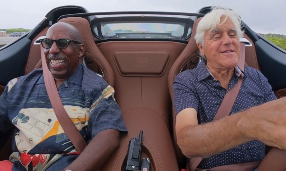 Jay Leno drives the Bugatti Mistral: World’s fastest open-top car