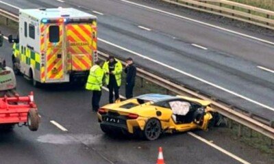 Lamborghini Temerario-demo car Crash-Edinburgh