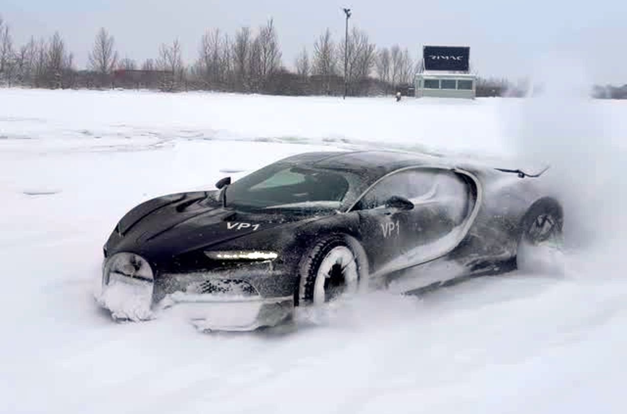 Bugatti Tourbillon snow-Mate Rimac