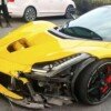 LaFerrari crash China