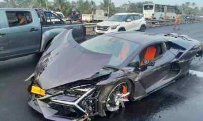 Lamborghini Revuelto crash Kerala-India-1
