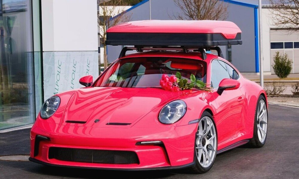 World’s first and only Porsche 911 S/T kitted with a roof tent