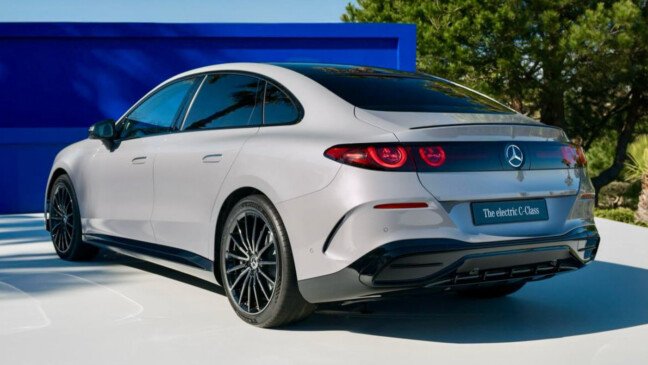 2026 mercedes benz c class ev exterior leaked