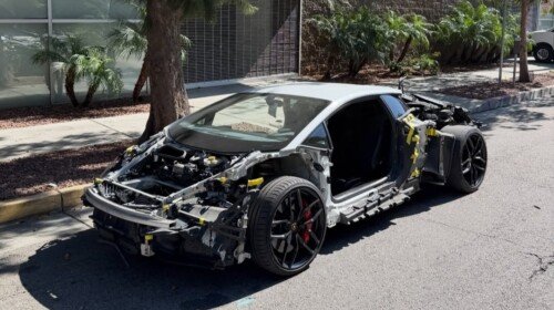 Lamborghini Huracan naked front quarter