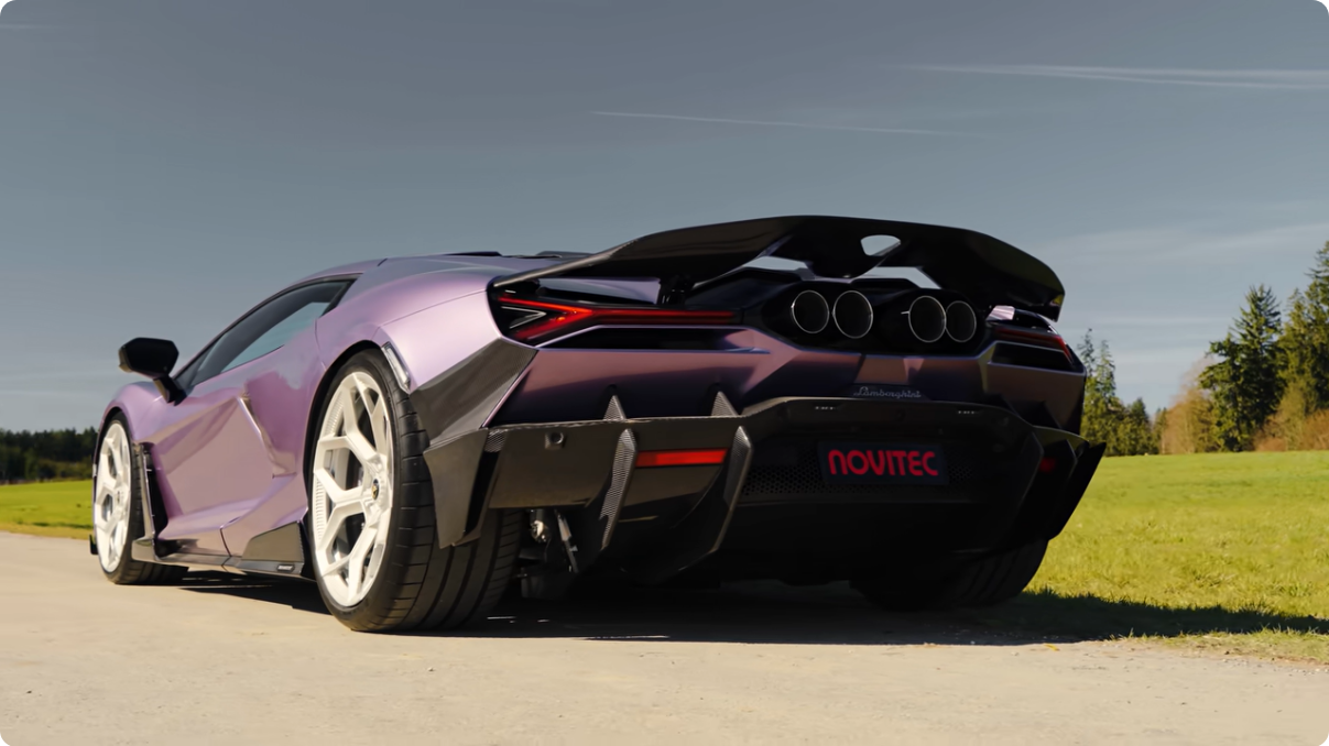 Lamborghini Revuelto with Novitec exhaust