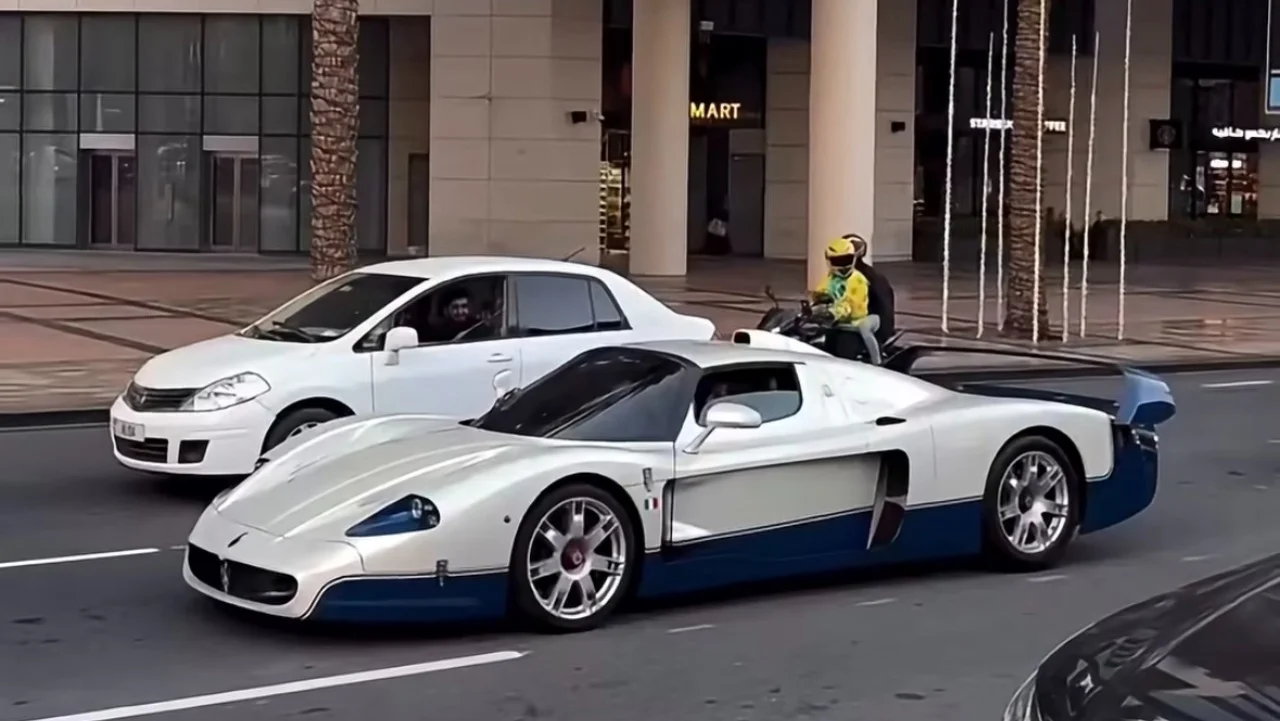 Maserati MC12 spotted in dubai